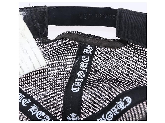 Chrome Hearts Camouflage Cap Baumwolle Black Auth yk20884M Schwarz - Ansicht 10