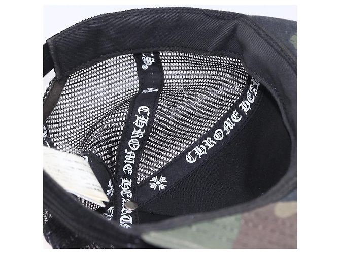 Chrome Hearts Camouflage Cap Baumwolle Black Auth yk20884M Schwarz - Ansicht 16