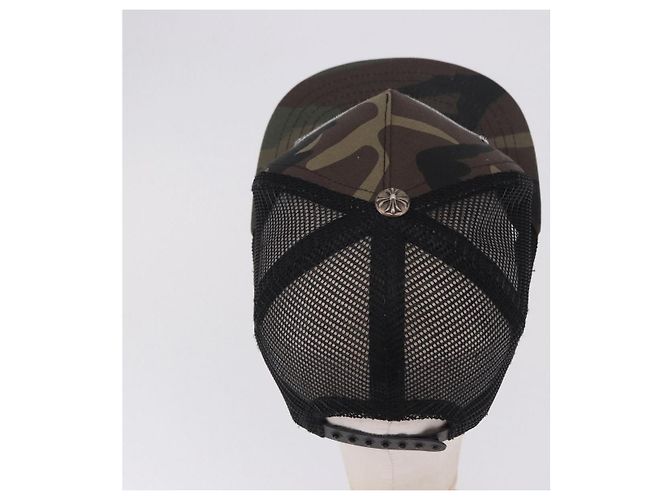 Chrome Hearts Camouflage Cap Baumwolle Black Auth yk20884M Schwarz - Ansicht 7
