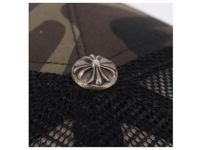 Chrome Hearts Camouflage Cap Baumwolle Black Auth yk20884M Schwarz - Ansicht 8