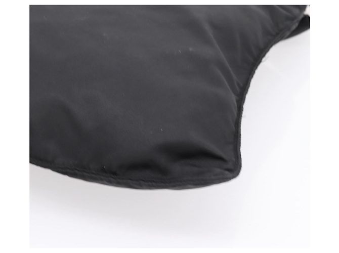 Borsa a tracolla PRADA Nylon Nero Argento Auth 205175A - vista 16
