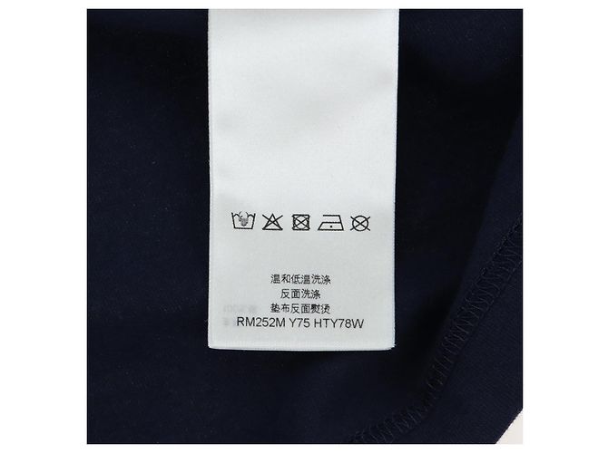 Camiseta LOUIS VUITTON x NIGO Pharrell Williams Navy HTY78WY75 Auth 167608SM Azul marino - vista 18