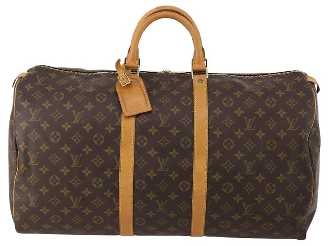 LOUIS VUITTON Monogram Keepall 55 Boston Bag M41424 LV Auth 199425V Monogramm - Ansicht 13