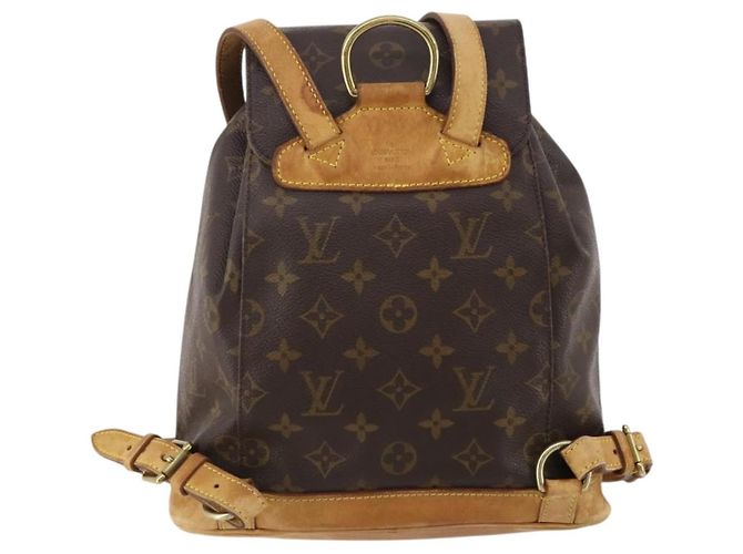 Zaino LOUIS VUITTON Monogram Montsouris MM M51136 LV Auth 197278 Monogramma - vista 2