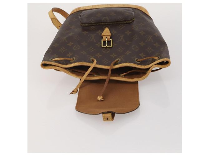 Zaino LOUIS VUITTON Monogram Montsouris MM M51136 LV Auth 197278 Monogramma - vista 24