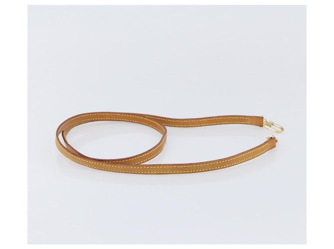 Tracolla in pelle LOUIS VUITTON Nume 46.9'' Beige LV Auth 204232A - vista 5