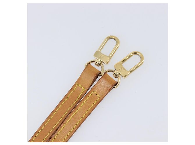 Tracolla in pelle LOUIS VUITTON Nume 46.9'' Beige LV Auth 204232A - vista 6