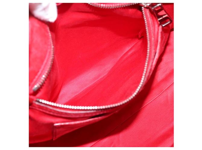 Borsa a mano Miu Miu Vitellolux 2way Red Gold Auth 204332V Rosso D'oro - vista 27