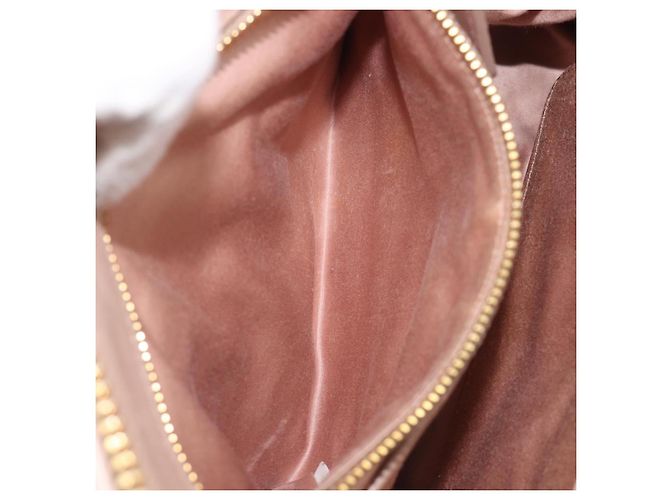 Borsa a mano Miu Miu Matelassé in pelle 2way Beige Tono Oro Auth 167614M - vista 32