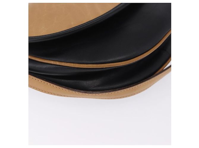 16 Céline Borsa a tracolla CELINE in pelle beige tono oro Auth ka6215 - vista 18