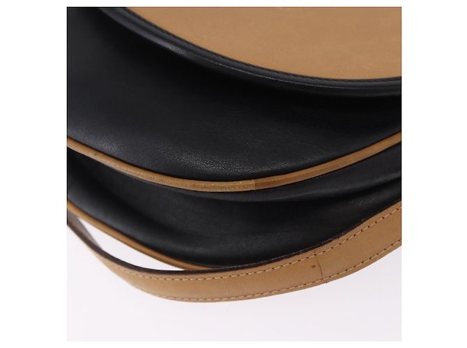 16 Céline Borsa a tracolla CELINE in pelle beige tono oro Auth ka6215 - vista 19