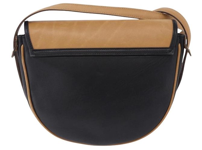 16 Céline Borsa a tracolla CELINE in pelle beige tono oro Auth ka6215 - vista 3