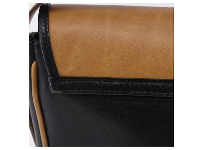 16 Céline Borsa a tracolla CELINE in pelle beige tono oro Auth ka6215 - vista 4