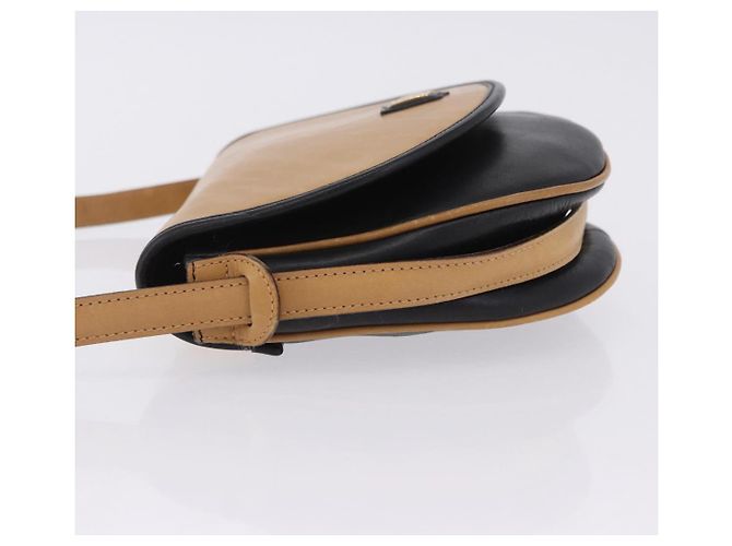 16 Céline Borsa a tracolla CELINE in pelle beige tono oro Auth ka6215 - vista 7