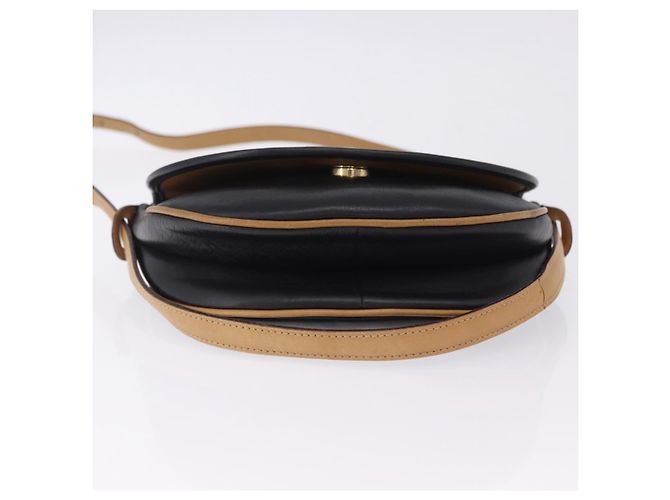 16 Céline Borsa a tracolla CELINE in pelle beige tono oro Auth ka6215 - vista 8