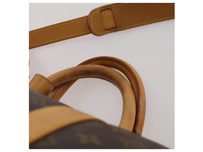 LOUIS VUITTON Monogram Keepall Bandouliere 55 Boston Bag M41414 LV Auth 200406V Monogramma - vista 15