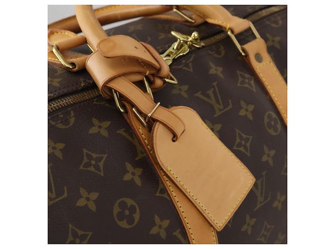 LOUIS VUITTON Monogram Keepall Bandouliere 55 Boston Bag M41414 LV Auth 200406V Monogramma - vista 21