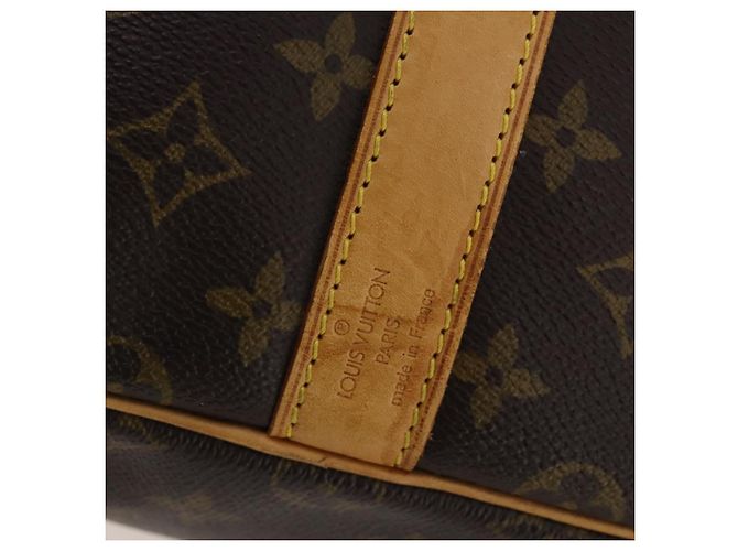 LOUIS VUITTON Monogram Keepall Bandouliere 55 Boston Bag M41414 LV Auth 200406V Monogramma - vista 9