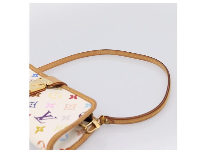 LOUIS VUITTON Monogram Multicolor Shirley Bag White M40049 LV Auth 204851V Blanc - vue 14