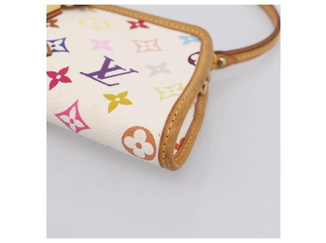 LOUIS VUITTON Monogram Multicolor Shirley Bag White M40049 LV Auth 204851V Blanc - vue 15