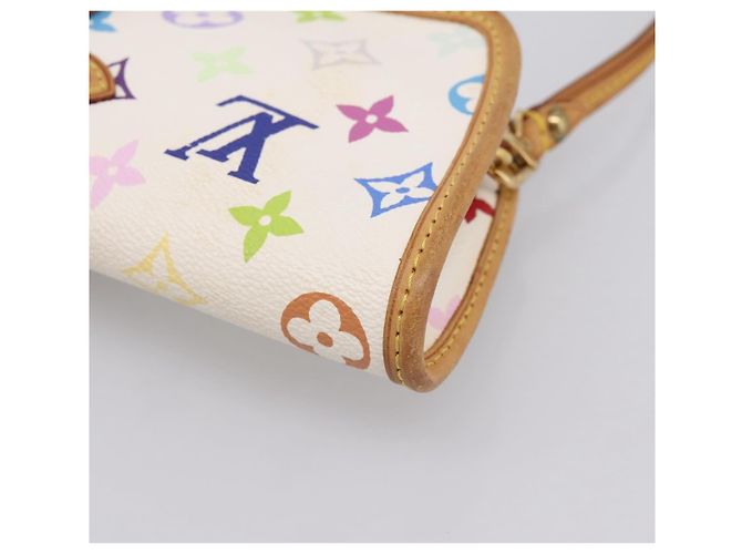LOUIS VUITTON Monogram Multicolor Shirley Bag White M40049 LV Auth 204851V Blanc - vue 17