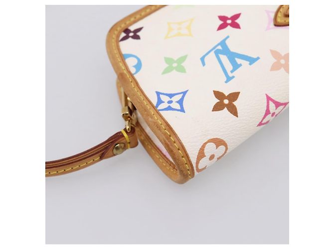 LOUIS VUITTON Monogram Multicolor Shirley Bag White M40049 LV Auth 204851V Blanc - vue 18