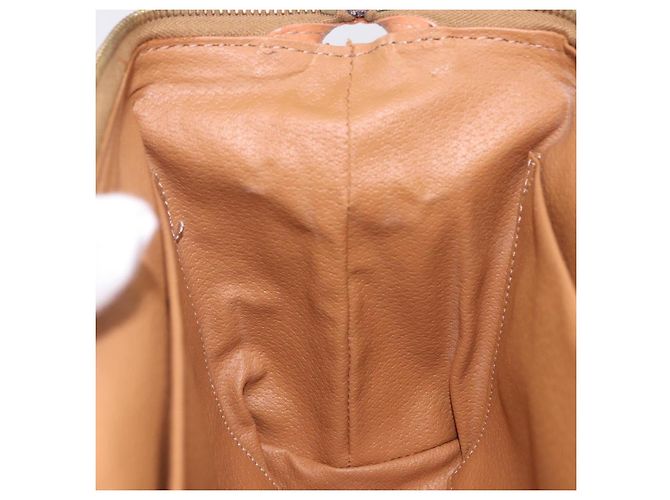Céline CELINE Macadam Pouch PVC Leder Braun Goldfarben Auth ar14260A - Ansicht 10