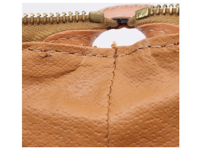 Céline CELINE Macadam Pouch PVC Leder Braun Goldfarben Auth ar14260A - Ansicht 11