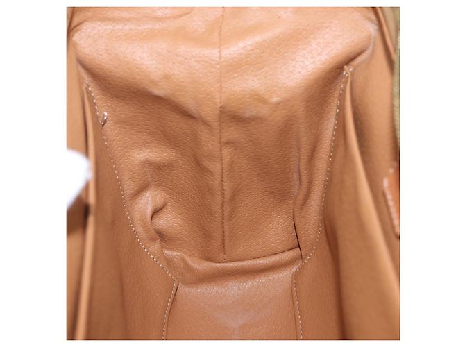 Céline CELINE Macadam Pouch PVC Leder Braun Goldfarben Auth ar14260A - Ansicht 22