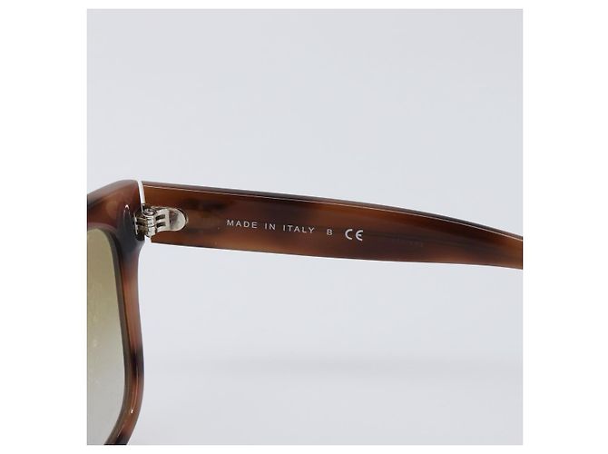 Gafas de sol CHANEL Plástico Brown Silver CC Auth BA15588 Castaño Plata - vista 10