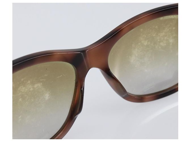 Gafas de sol CHANEL Plástico Brown Silver CC Auth BA15588 Castaño Plata - vista 15