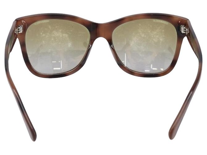 Gafas de sol CHANEL Plástico Brown Silver CC Auth BA15588 Castaño Plata - vista 2