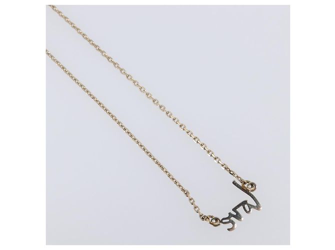 Chloé Chloe Halskette Metall 3er-Set Gold- und Silberton Auth SW2841 - Ansicht 18