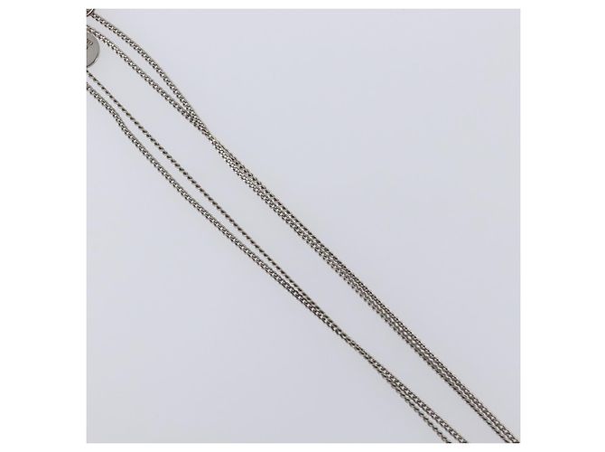 Chloé Chloe Halskette Metall 3er-Set Gold- und Silberton Auth SW2841 - Ansicht 24