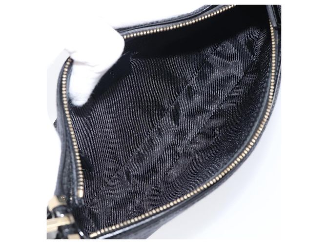 Borsa a tracolla GUCCI GG Canvas Nero Oro 001 4152 2684 Auth 202652V D'oro - vista 10
