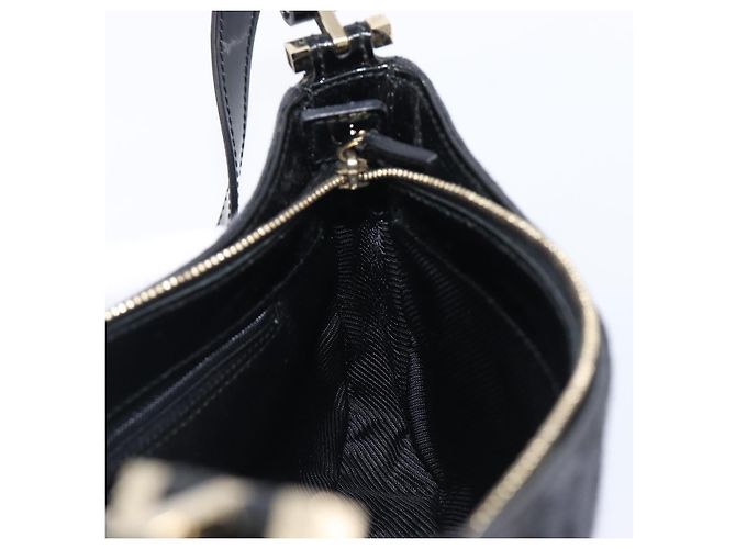 Borsa a tracolla GUCCI GG Canvas Nero Oro 001 4152 2684 Auth 202652V D'oro - vista 22