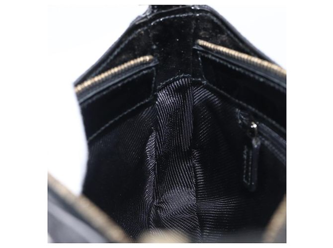 Borsa a tracolla GUCCI GG Canvas Nero Oro 001 4152 2684 Auth 202652V D'oro - vista 23