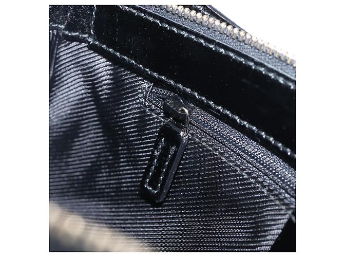 Borsa a tracolla GUCCI GG Canvas Nero Oro 001 4152 2684 Auth 202652V D'oro - vista 24
