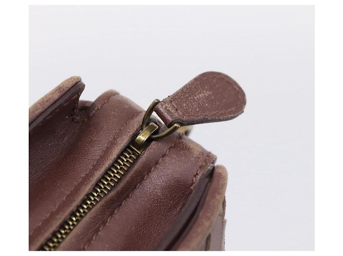 Borsa a tracolla BOTTEGA VENETA INTRECCIATO in pelle marrone e oro 192661 Auth 201370A D'oro - vista 19
