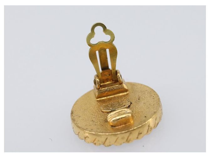 CHANEL Ohrringe Metall Goldfarben CC Auth 204673V - Ansicht 10
