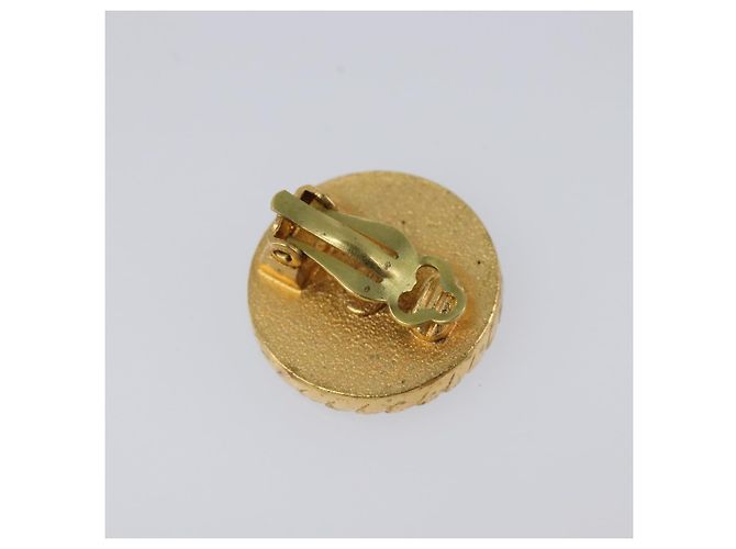 CHANEL Ohrringe Metall Goldfarben CC Auth 204673V - Ansicht 9