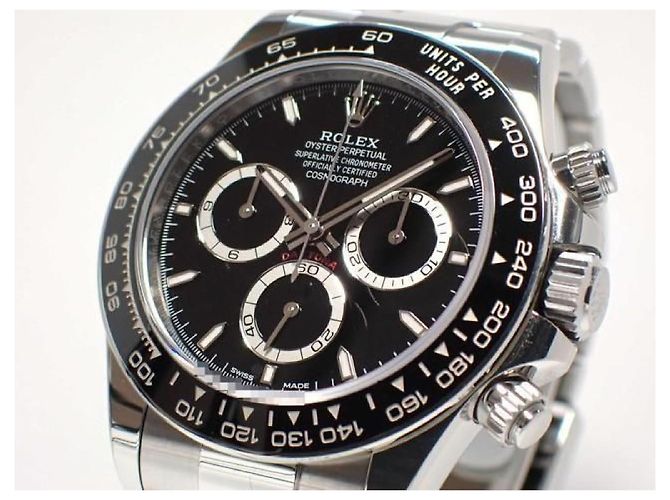 ROLEX Daytona quadrante nero 126500LN '25 acquistato Uomo Argento - vista 3
