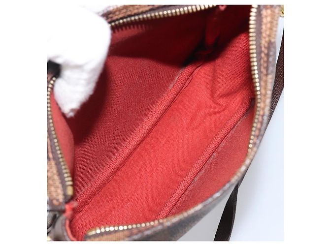 LOUIS VUITTON Damier Ebene Trousse Makeup Pouch N51982 LV Auth 204350 - vista 11