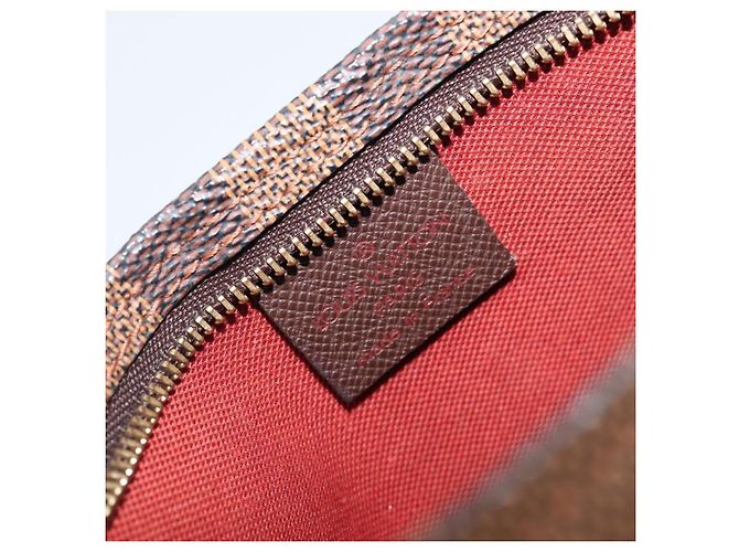 LOUIS VUITTON Damier Ebene Trousse Makeup Pouch N51982 LV Auth 204350 - vista 18