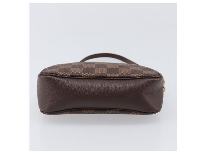 LOUIS VUITTON Damier Ebene Trousse Makeup Pouch N51982 LV Auth 204350 - vista 5