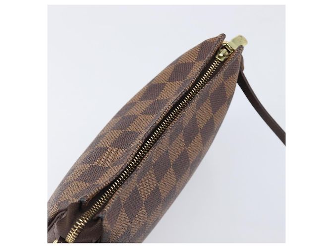 LOUIS VUITTON Damier Ebene Trousse Makeup Pouch N51982 LV Auth 204350 - vista 6
