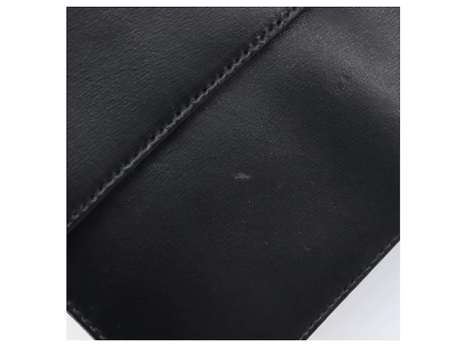 GIVENCHY Handtasche aus Leder Schwarz Gold Auth 205123 Golden - Ansicht 18