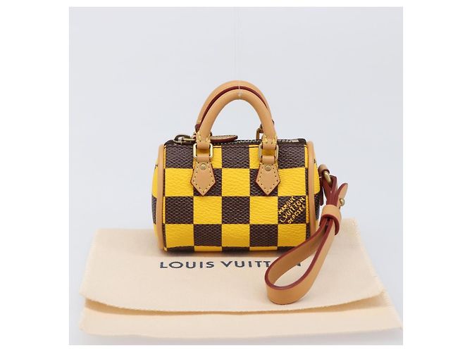 LOUIS VUITTON Damier Pop Mini Speedy Pouch M01694 LV Auth 202599SAM Damier ebene - Ansicht 12