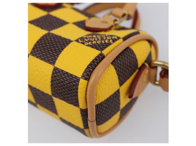 LOUIS VUITTON Damier Pop Mini Speedy Pouch M01694 LV Auth 202599SAM Damier ebene - Ansicht 14