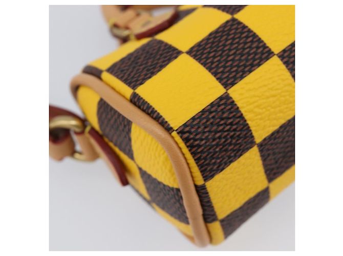 LOUIS VUITTON Damier Pop Mini Speedy Pouch M01694 LV Auth 202599SAM Damier ebene - Ansicht 17